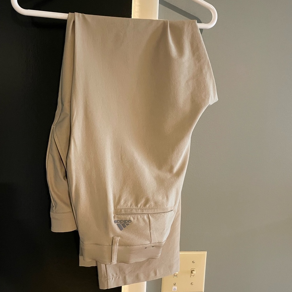 Adidas golf pants. Khaki. Size 36x32.